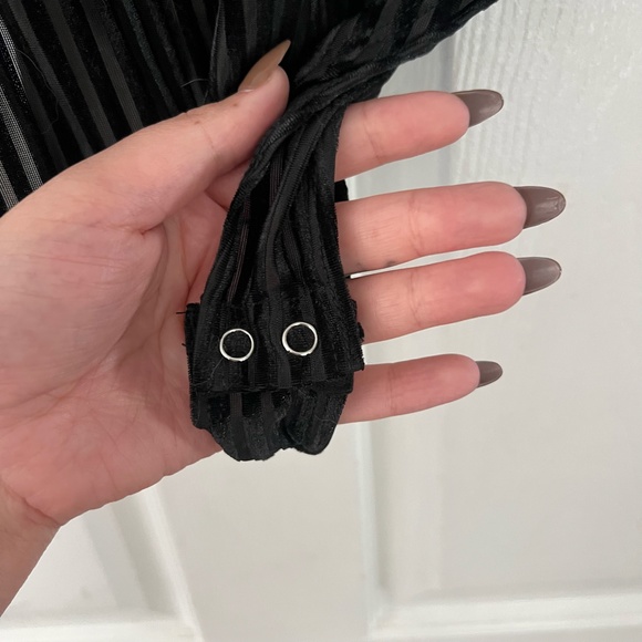 Forever 21 Mesh + Velvet Bodysuit - Picture 4 of 5